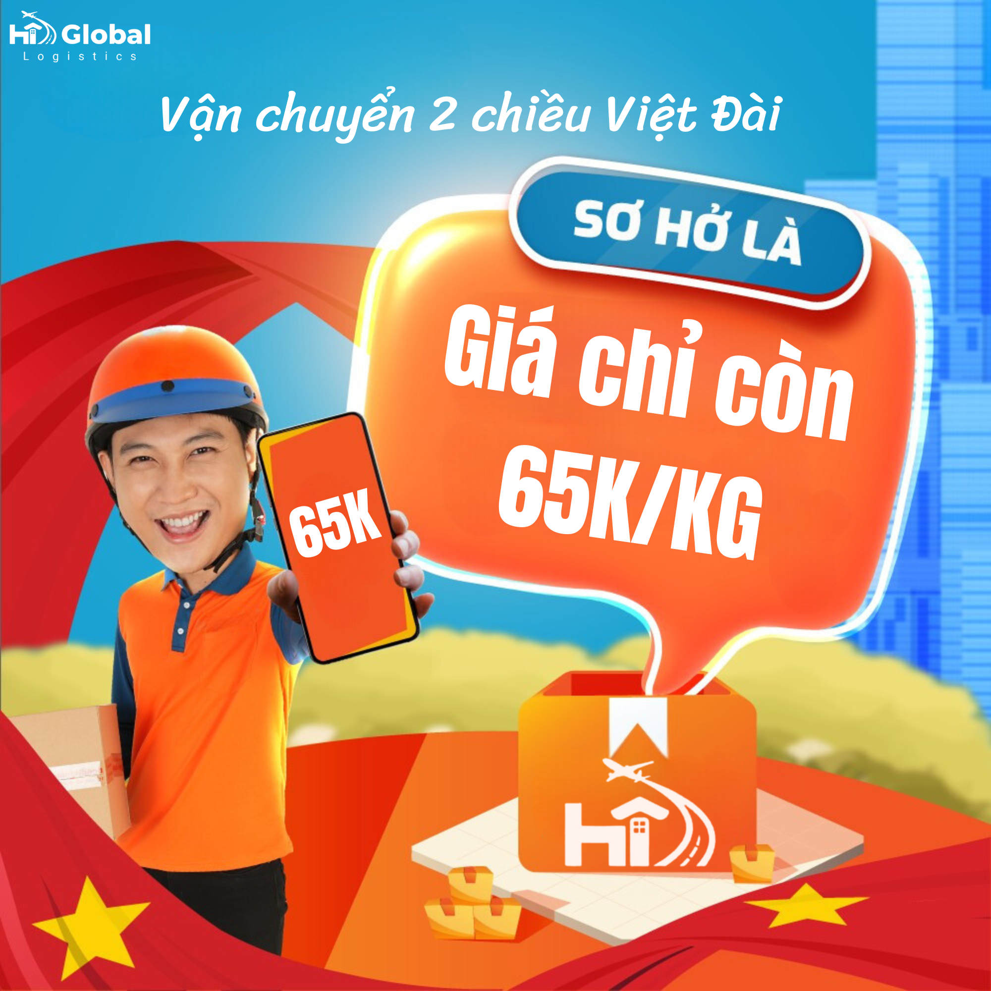 vận chuyển 2 chiều Việt Đài
